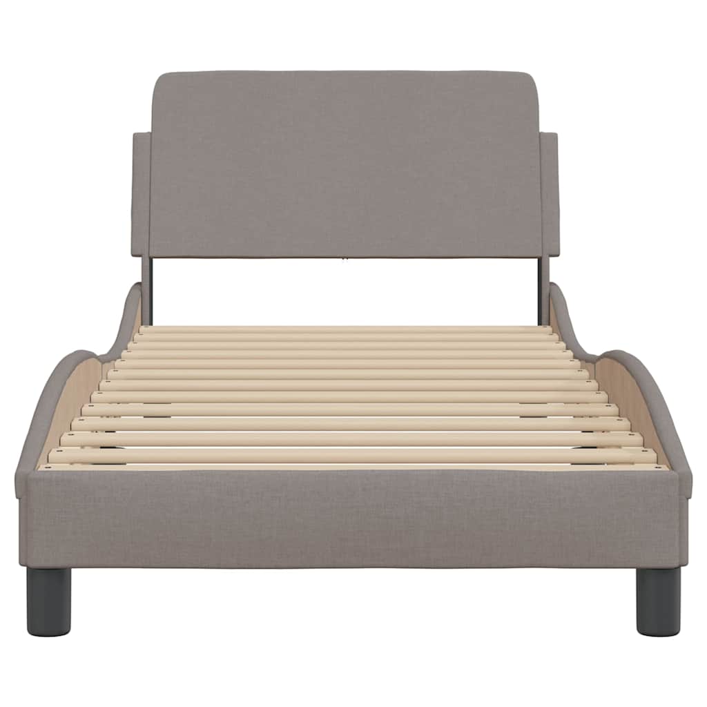 Estrutura de cama com cabeceira dover tecido 80x200 cm