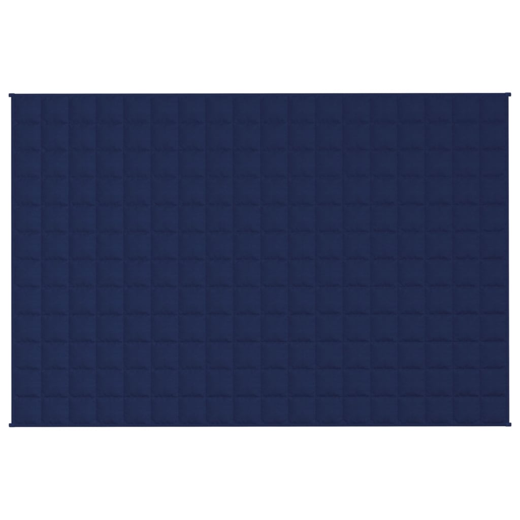 Manta pesada 9 kg 122x183 cm tecido azul