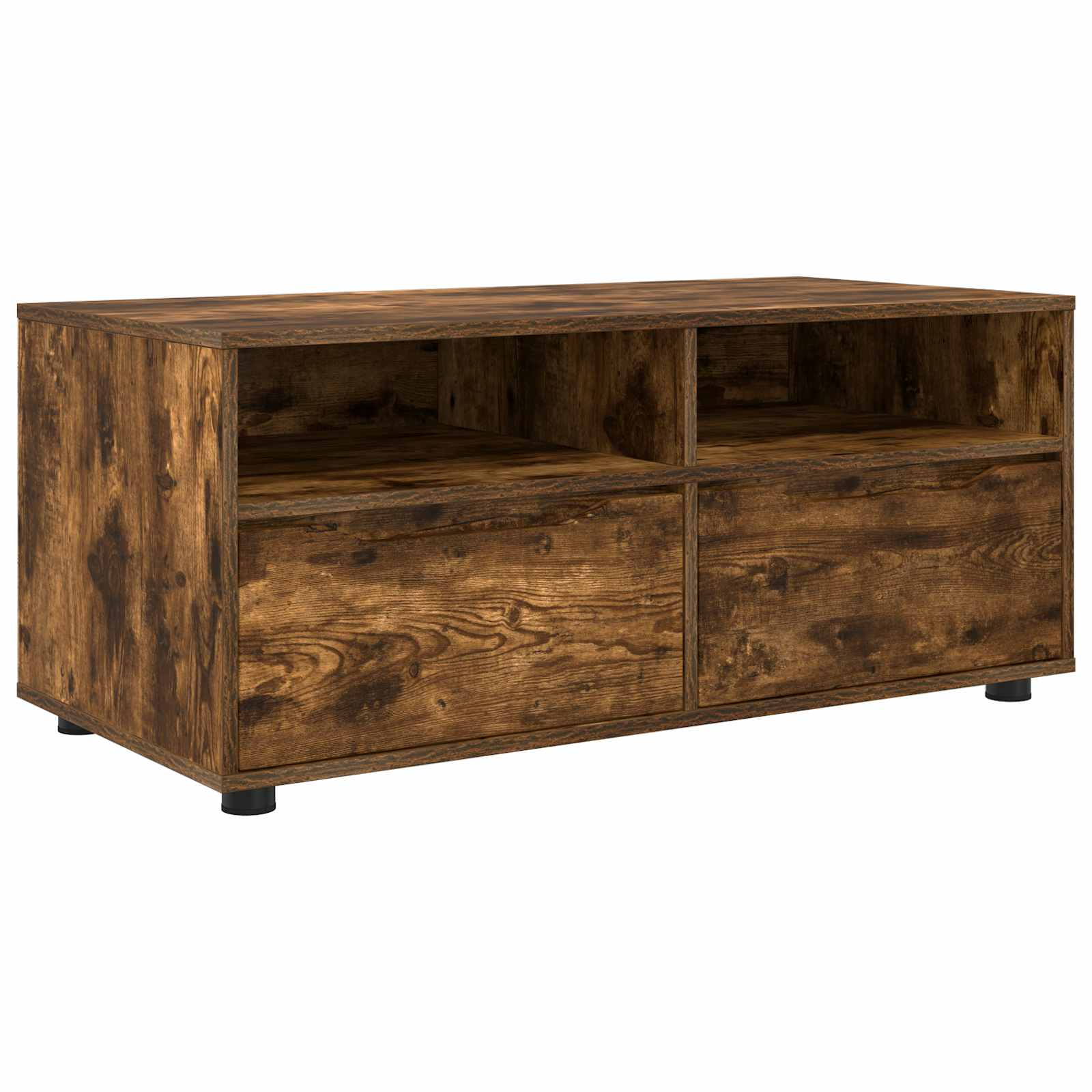 Gabinete para TV 100 x 48 x 43 cm carvalho defumado