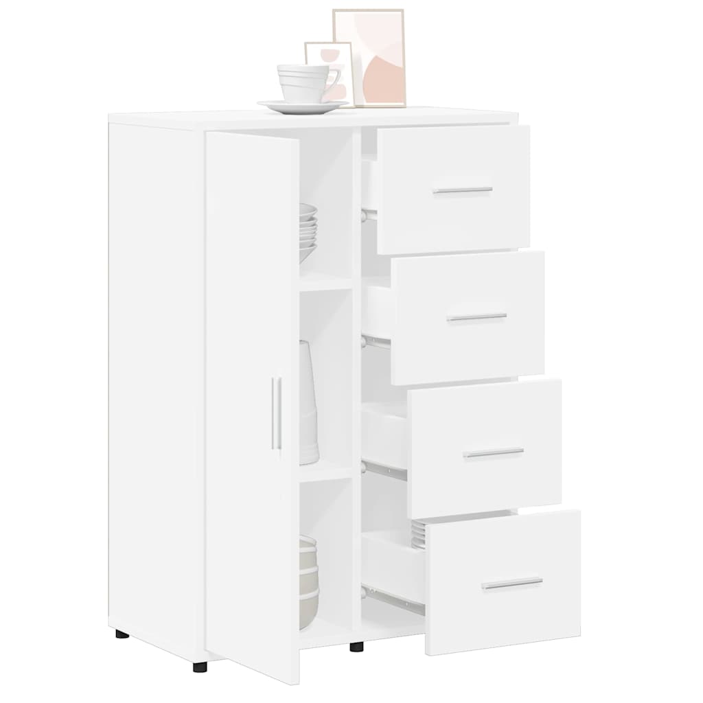 Aparadores 2 pcs 60x31x84 cm derivados de madeira branco