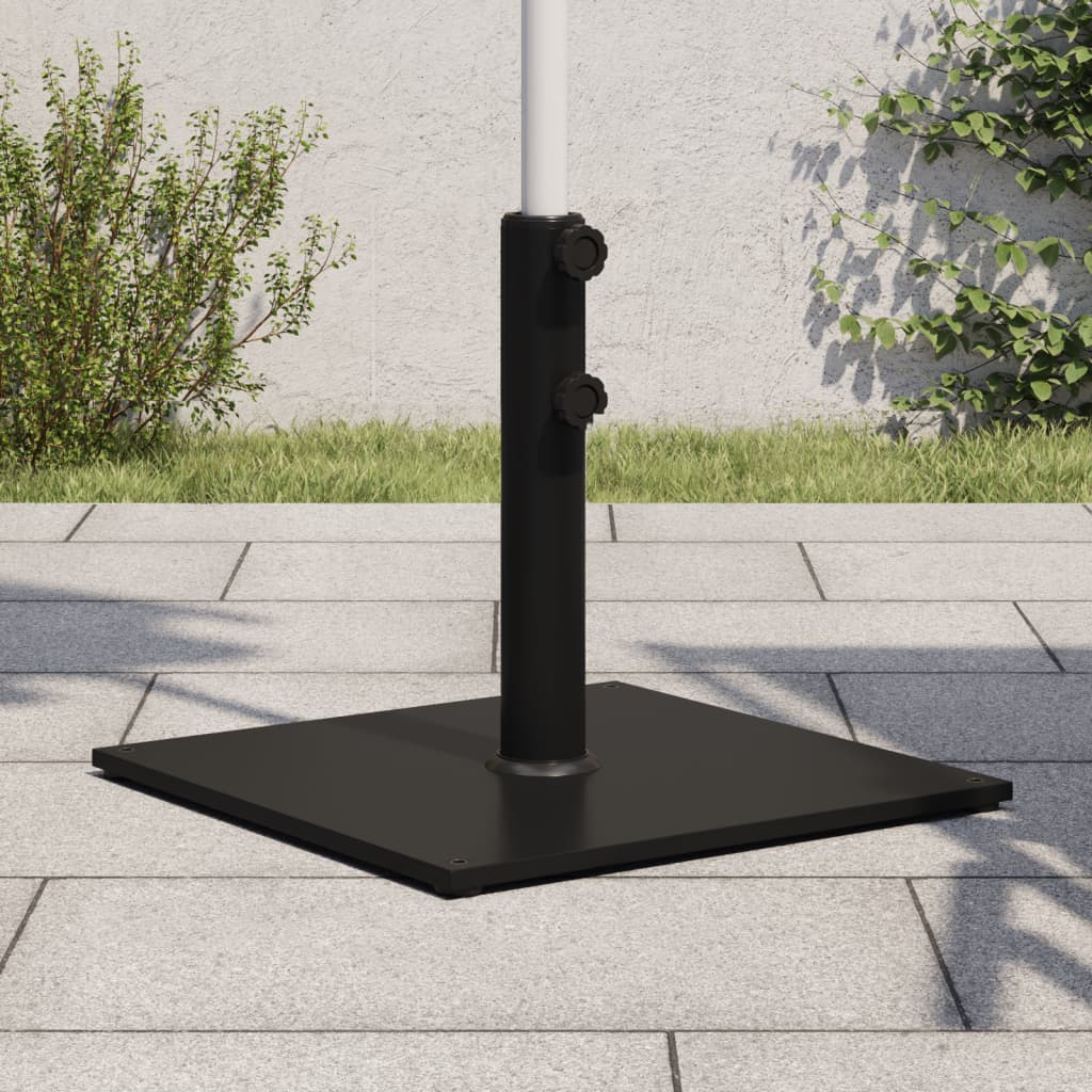 Base de guarda-sol para postes de ø32/38/48 mm 17 kg quadrado