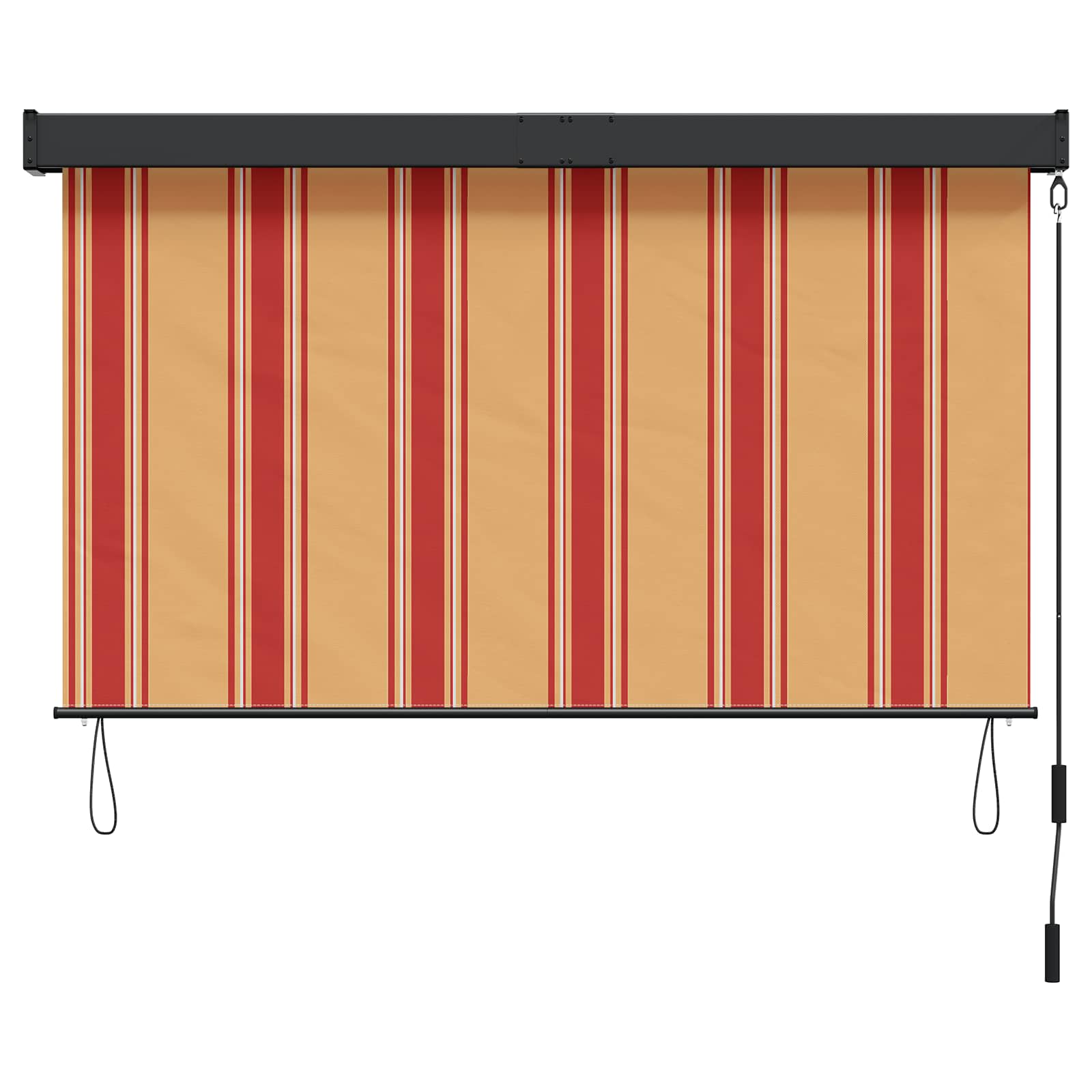 Estores de rolo multicolor 80 x 250 cm tecido e alumínio