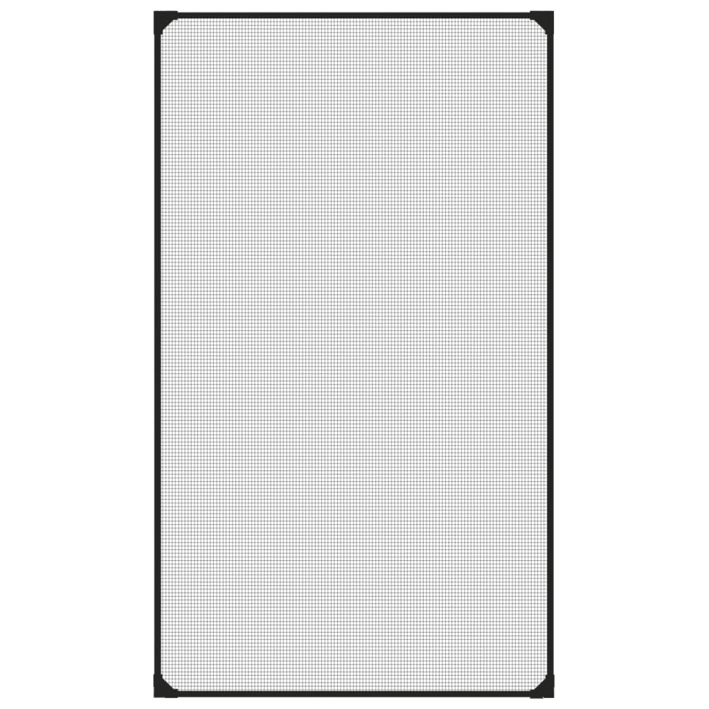 Tela anti-insetos magnética para janelas 80x140 cm antracite