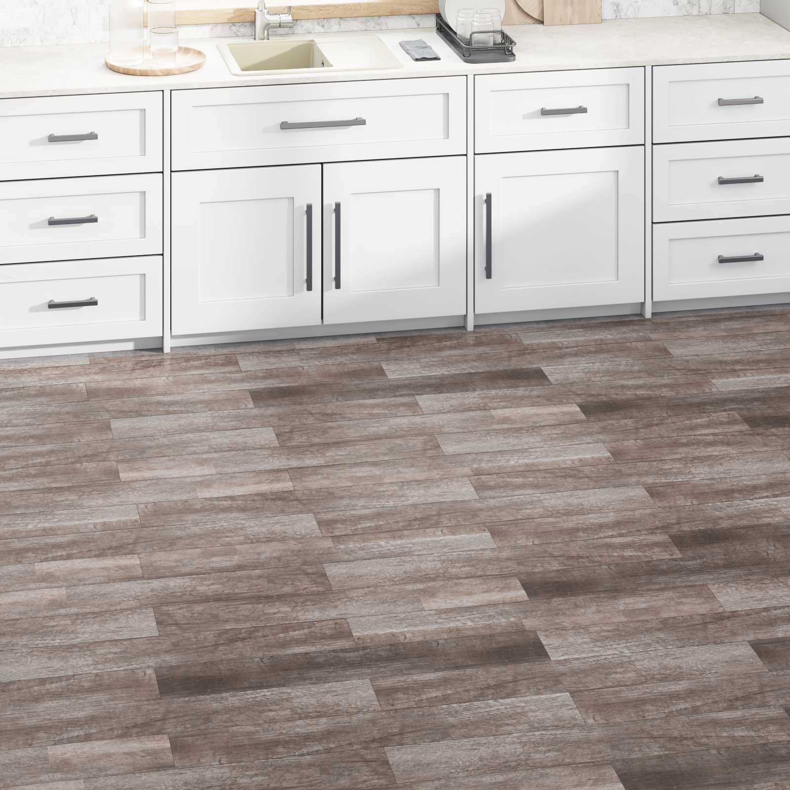 Pranchas de piso madeira marrom fosca 5,02 m² 36 unid. PVC