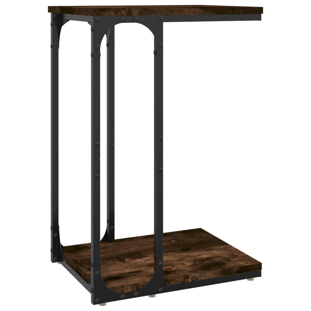 Mesa de apoio 40x30x60 cm derivados de madeira carvalho fumado
