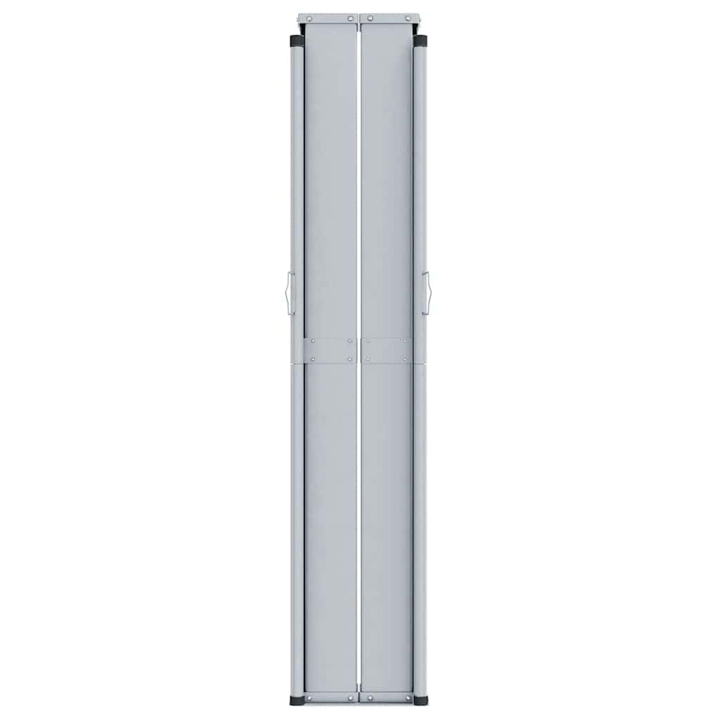 Toldo lateral retrátil 200x1000 cm castanho