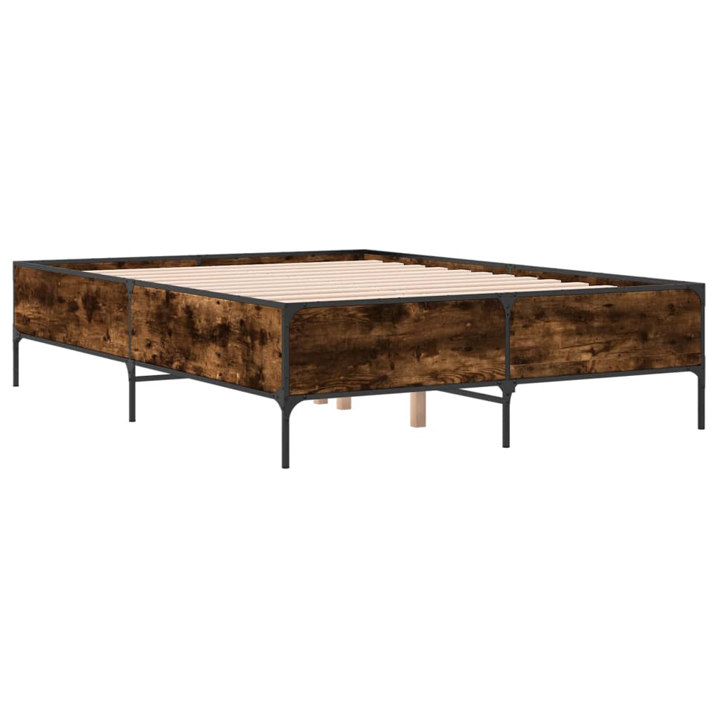 Estrutura cama 120x190 cm derivados de madeira/metal