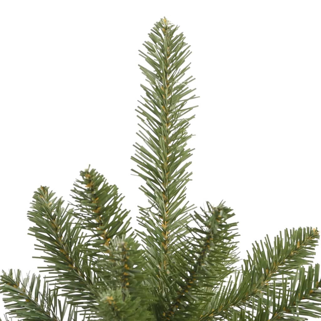 Árvore de natal artificial articulada com suporte 180 cm verde