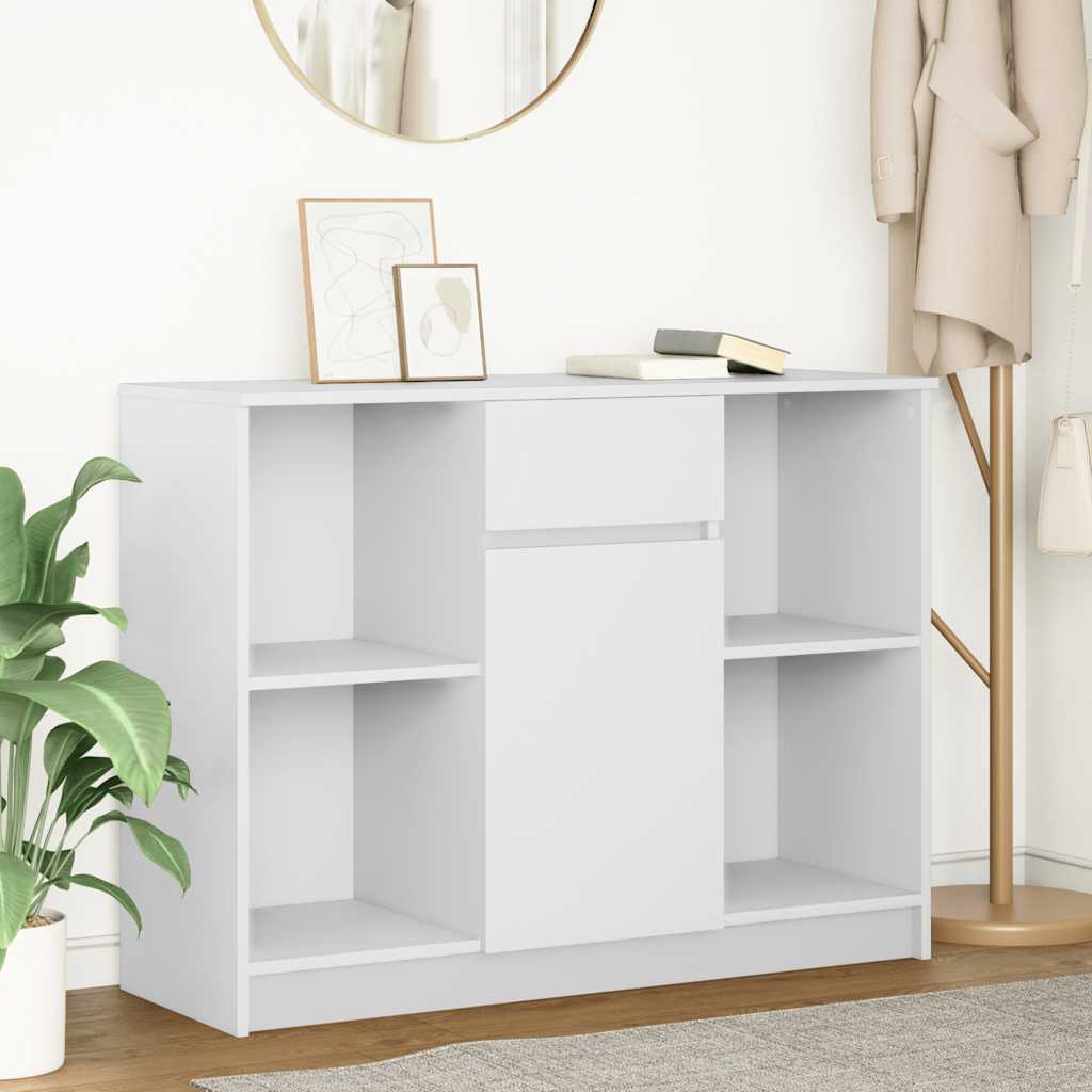 Aparador c/ gaveta 101x35x76 cm derivados de madeira branco