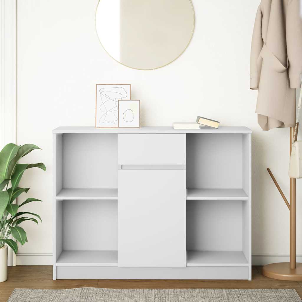 Aparador c/ gaveta 101x35x76 cm derivados de madeira branco