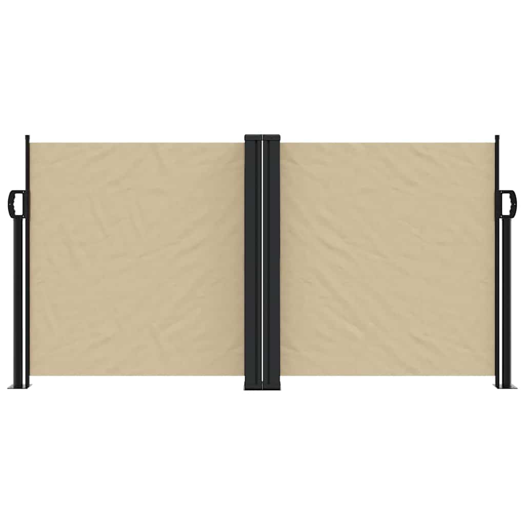 Toldo lateral retrátil 120x1200 cm bege