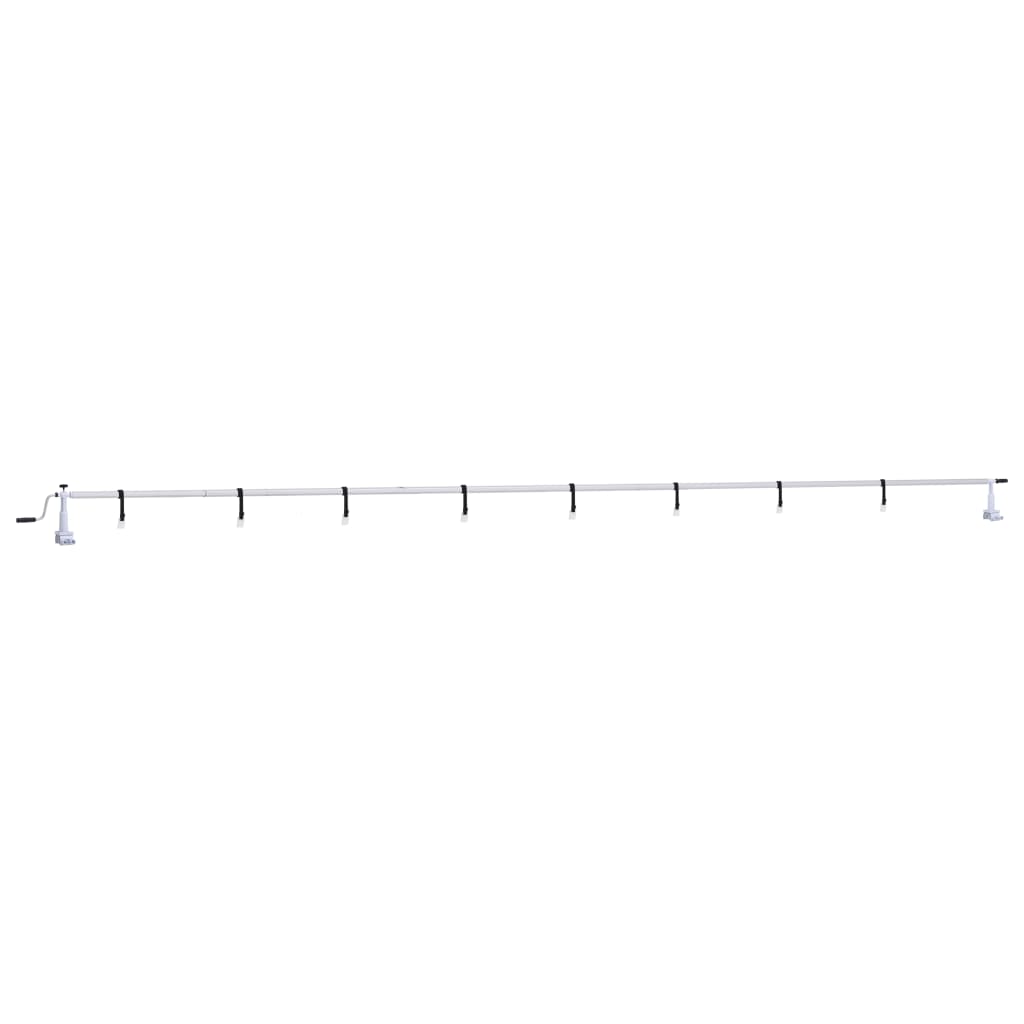 Enrolador para cobertura de piscina com base de plástico