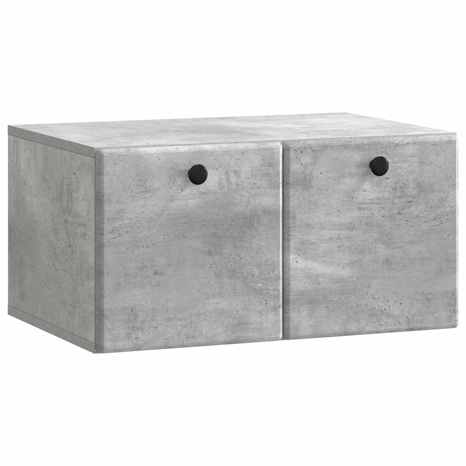Gabinete de TV de parede 59,5 x 41 x 30 cm cinzento cimento
