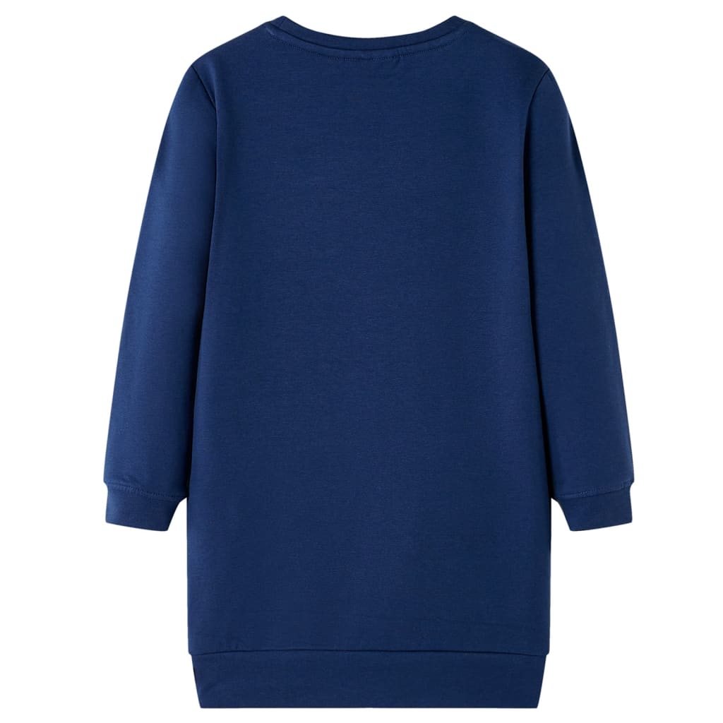 Vestido para criança azul-marinho 116