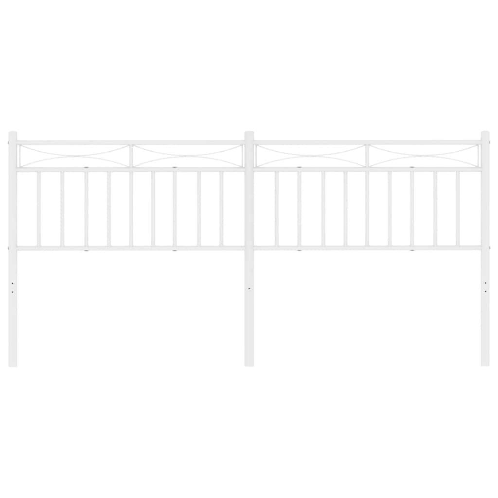 Cabeceira de substituição 193 cm metal branco