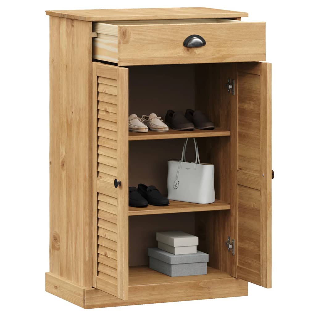 Sapateira vigo 60x35x96 cm madeira de pinho maciça
