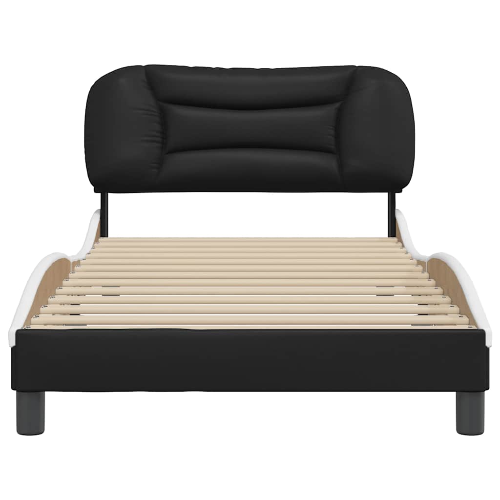 Estrutura de cama sem colchão hvar 100x200 cm couro artificial