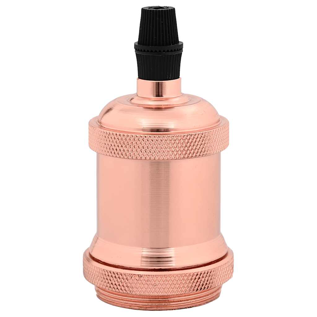 Casquilhos de lâmpadas 2 pcs rosa dourado e27