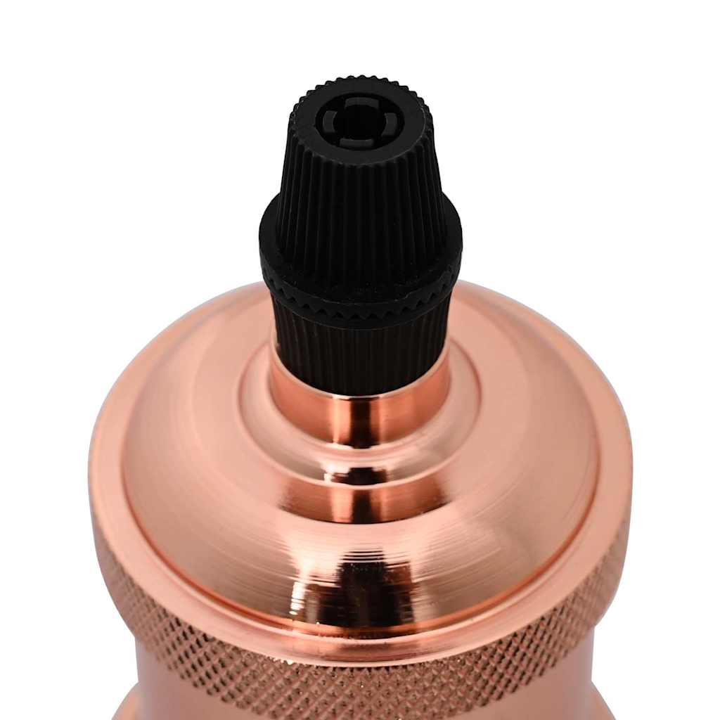 Casquilhos de lâmpadas 2 pcs rosa dourado e27