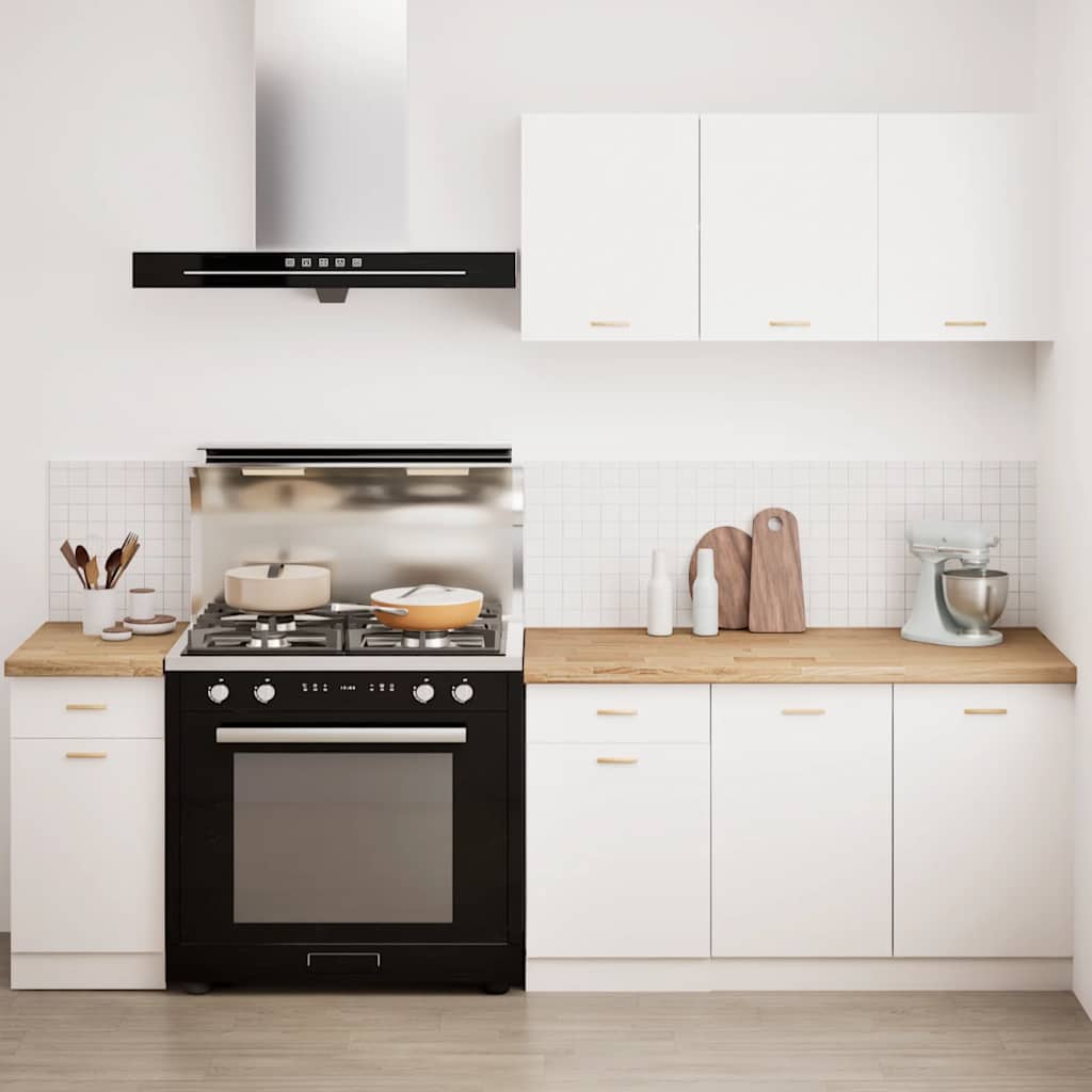 Bancada de cozinha retangular 40x63,5x4 cm carvalho maciça