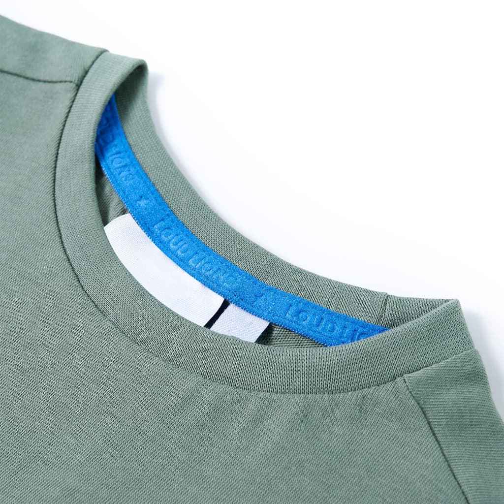 T-shirt para criança caqui 128