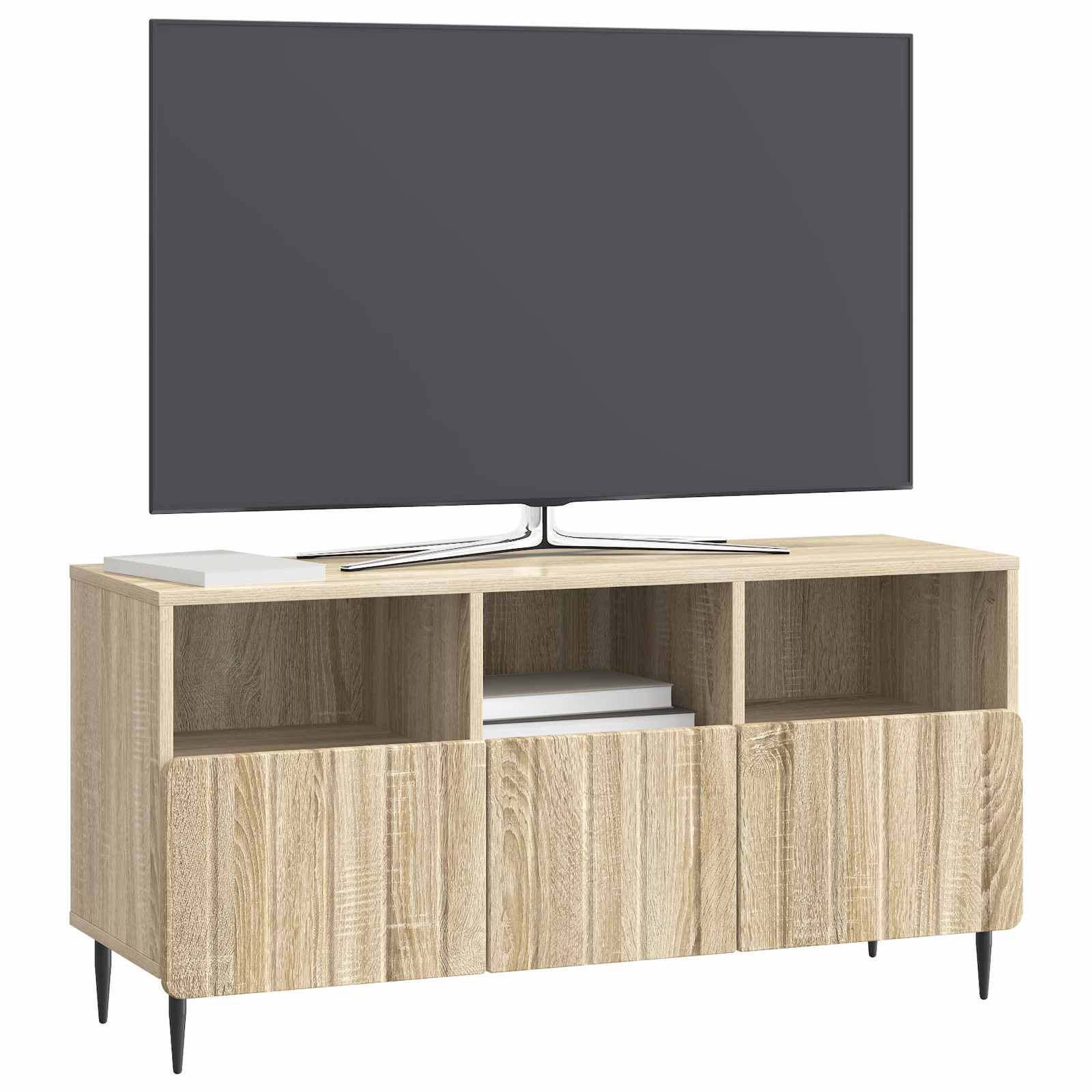 Gabinete para TV com gaveta carvalho sonoma 102 x 34,5 x 50 cm