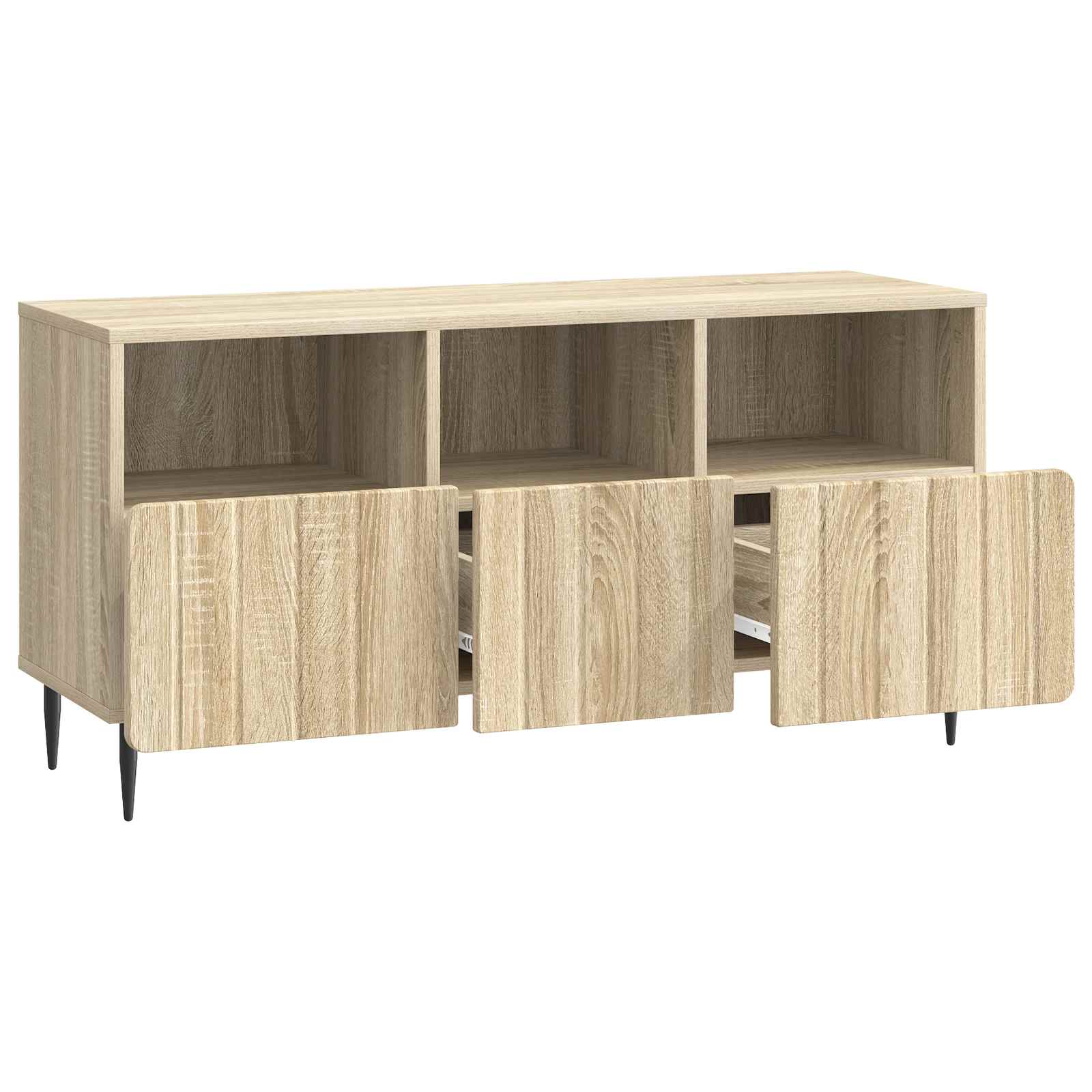 Gabinete para TV com gaveta carvalho sonoma 102 x 34,5 x 50 cm
