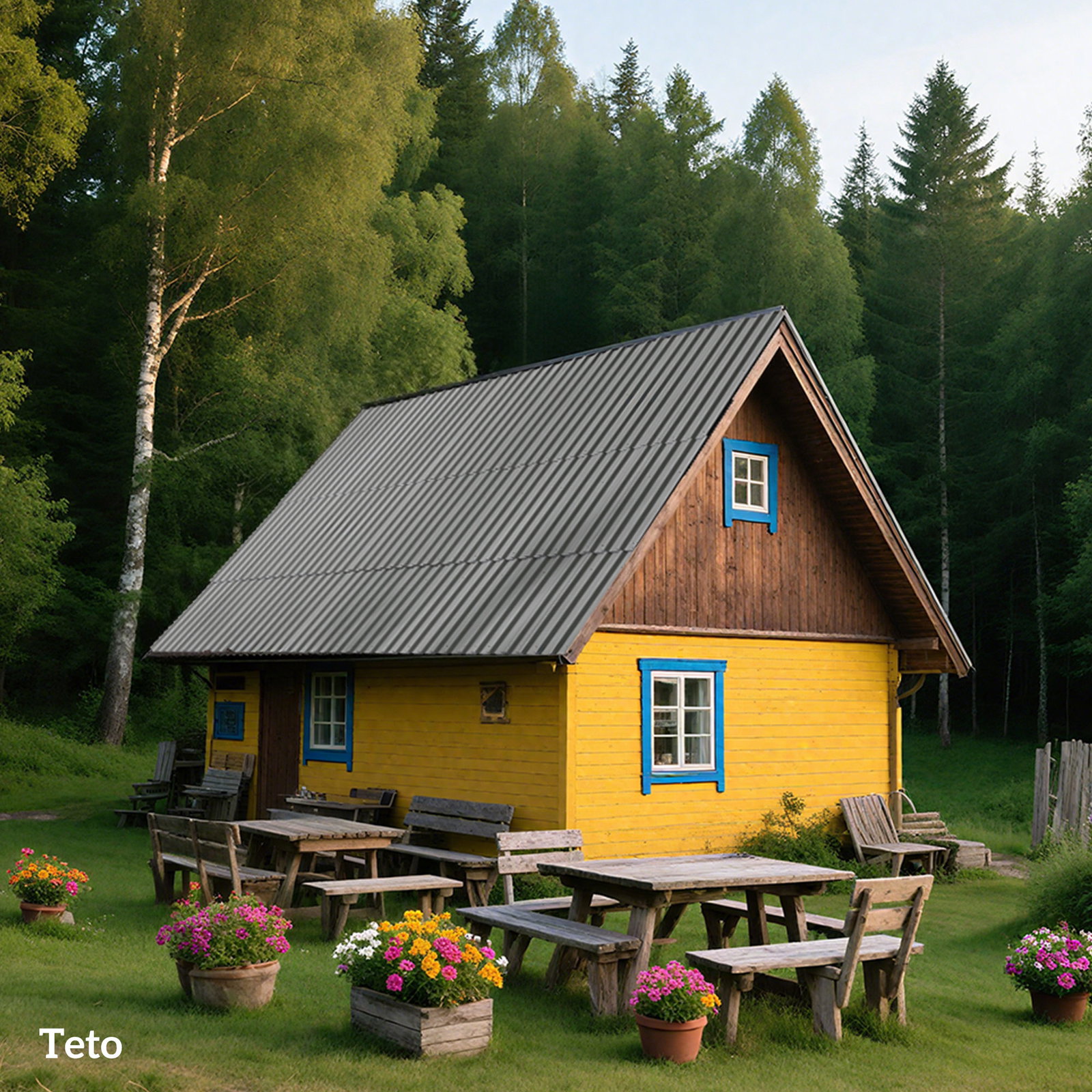 Conjunto de 12 painéis para teto de aço galvanizado chapas perfiladas de teto 7m² para abrigo de ferramentas 129x45 cm cinzento claro