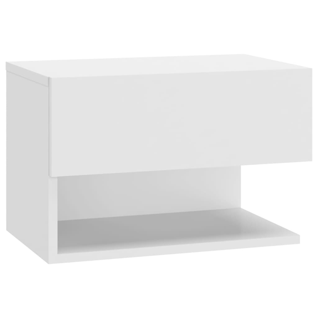 Mesa de cabeceira montagem na parede branco