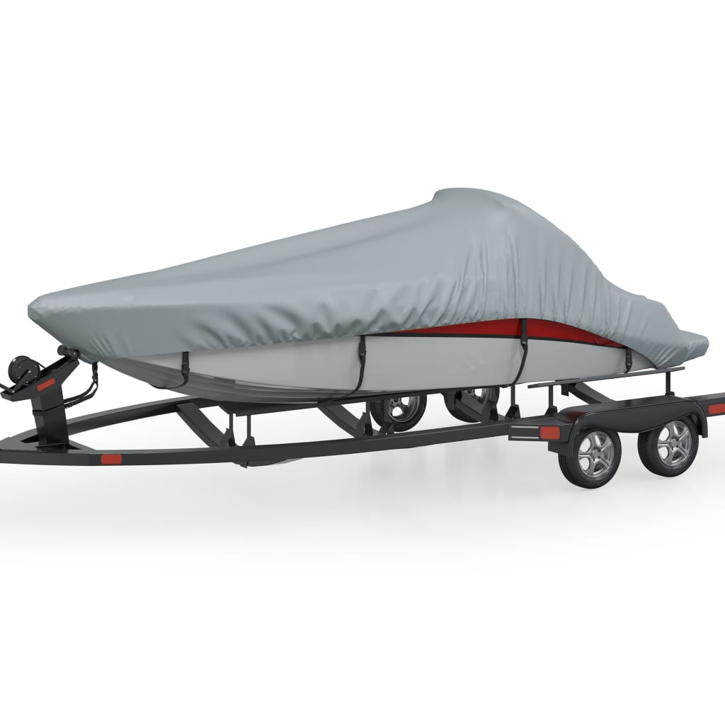 Cobertura de barco cinzenta comprimento 488-564 cm largura 239 cm