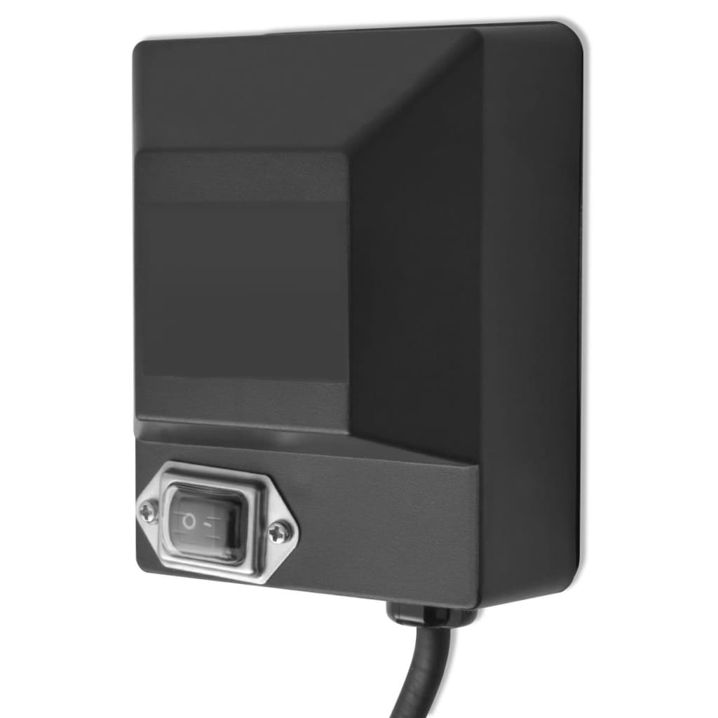 Espeto giratório para churrasqueira com motor 4 w preto