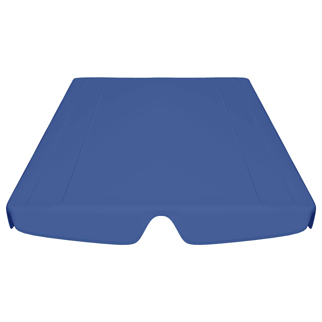 Toldo suplente baloiço jardim 188/168x145/110 cm azul