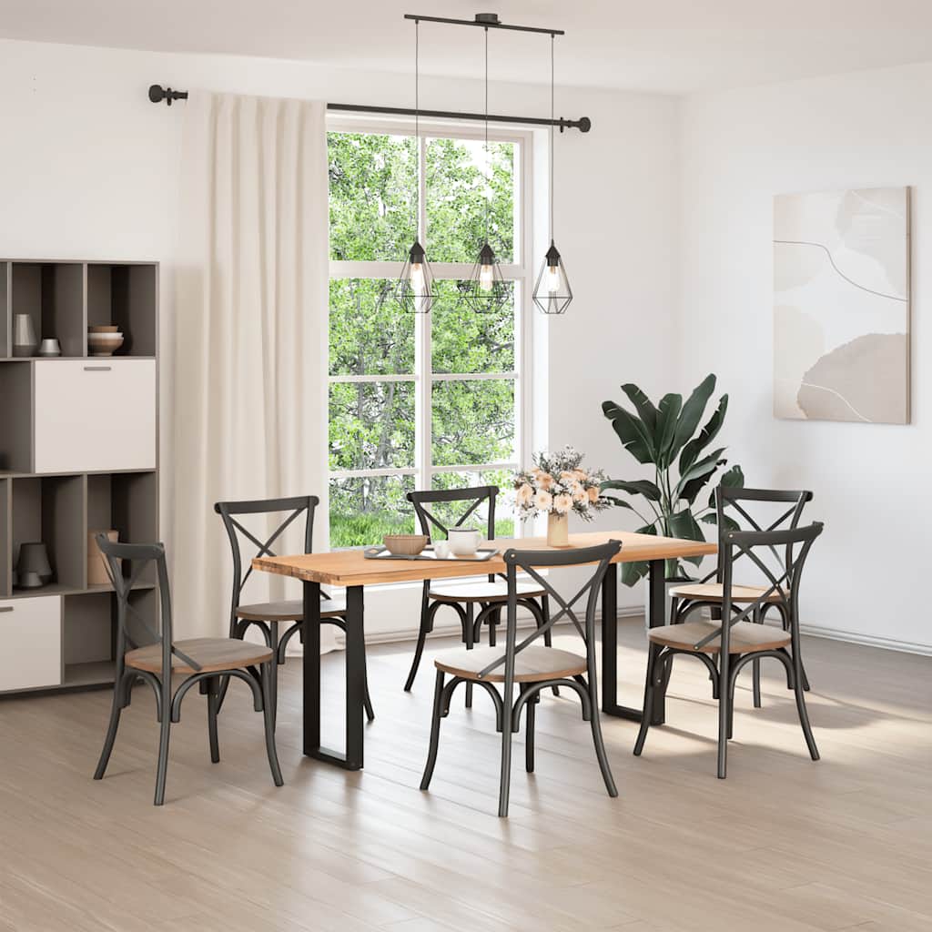 Pés de mesa de console em forma de u, 2 peças, preto, 28x(72-73) cm, aço