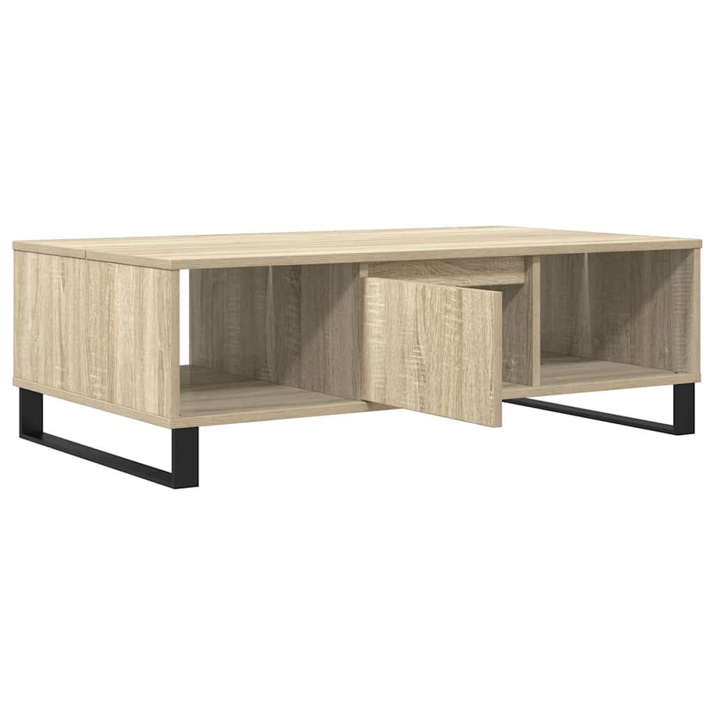 Mesa de centro 104x60x35cm derivados de madeira carvalho sonoma