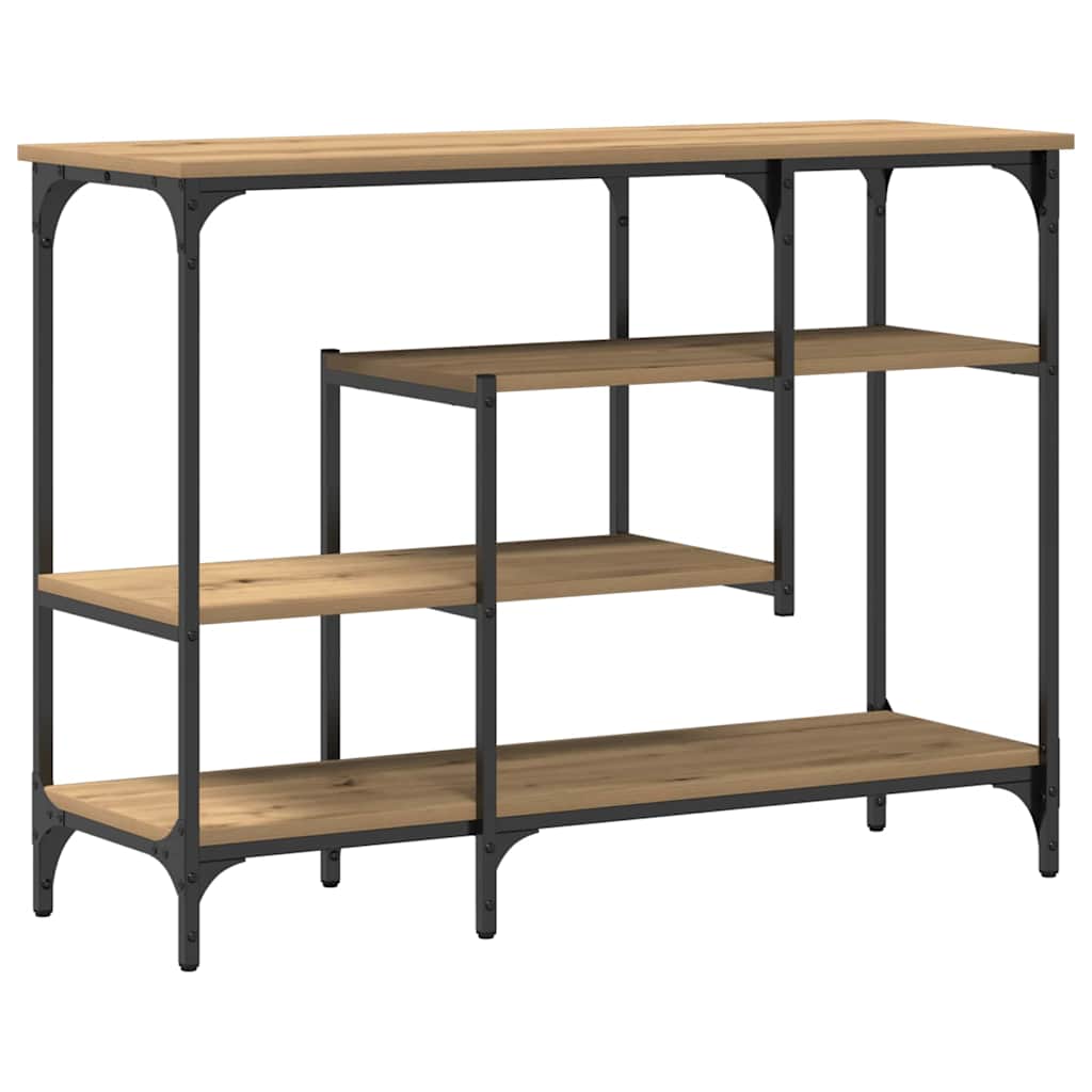 Mesa de console carvalho artisiano 100 x 35 x 75 cm