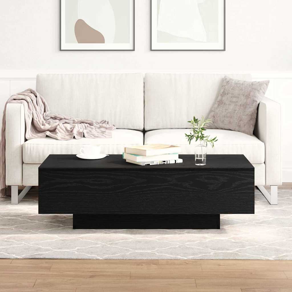 Mesa de centro carvalho preto 100 x 49,5 x 31 cm
