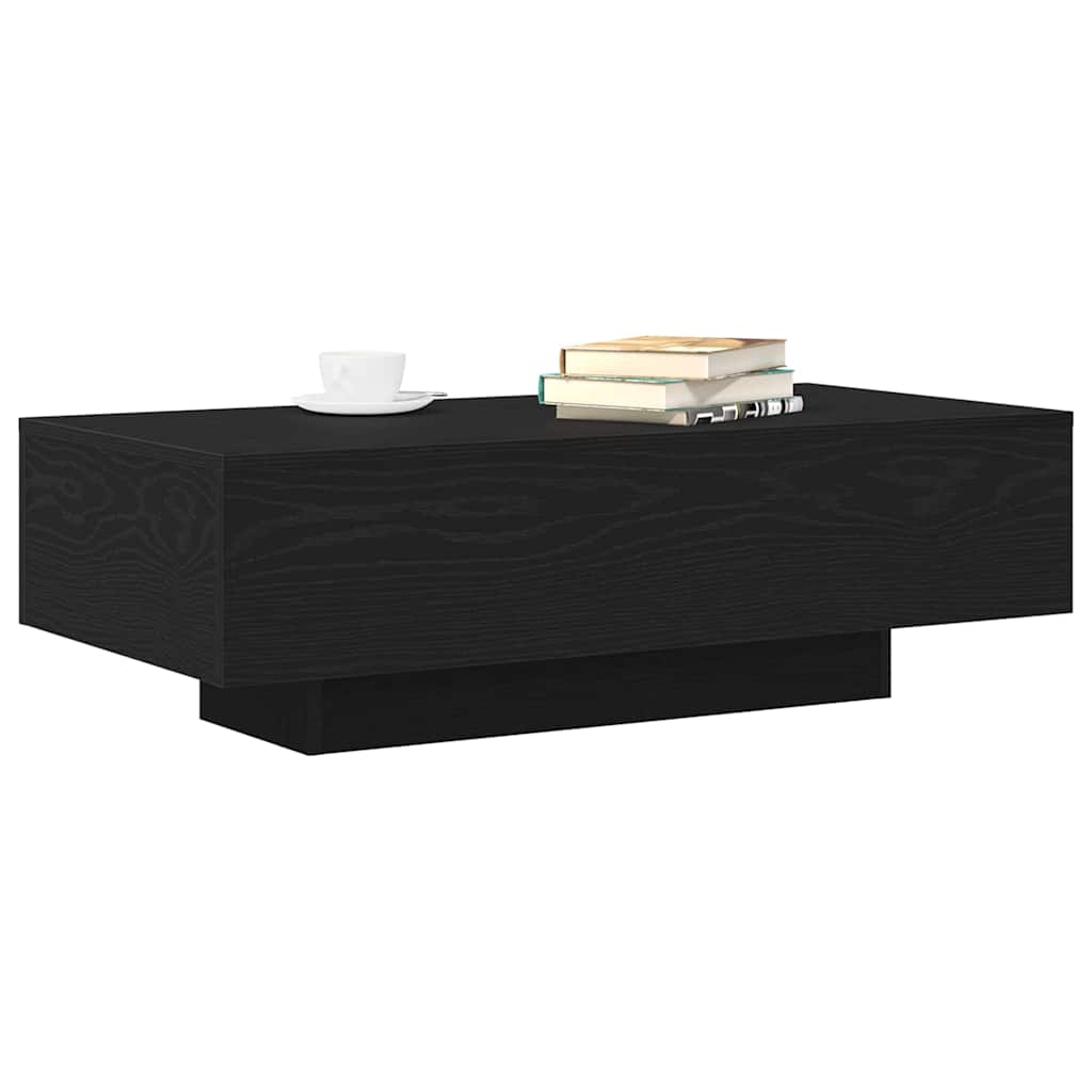 Mesa de centro carvalho preto 100 x 49,5 x 31 cm