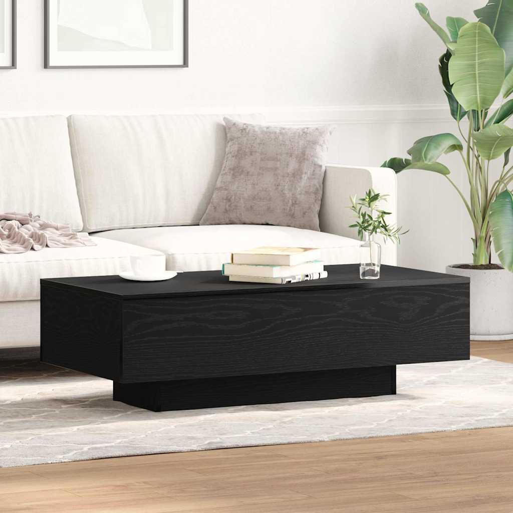 Mesa de centro carvalho preto 100 x 49,5 x 31 cm