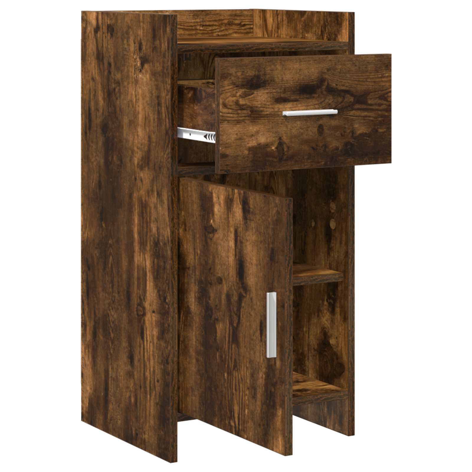 Buffet carvalho fumado 40 x 36 x 80 cm derivados de madeira