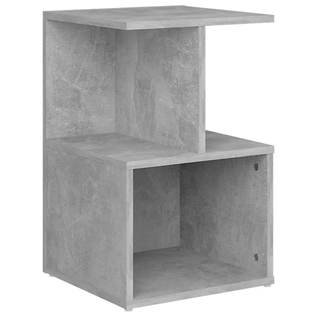 Móvel lateral 35x35x55 cm derivados de madeira cinzento cimento