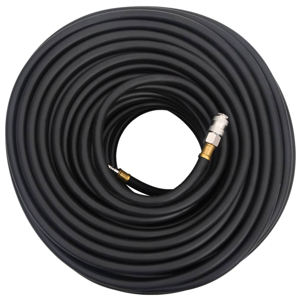 Mangueira de ar híbrida 0,6" 20 m borracha e PVC preto