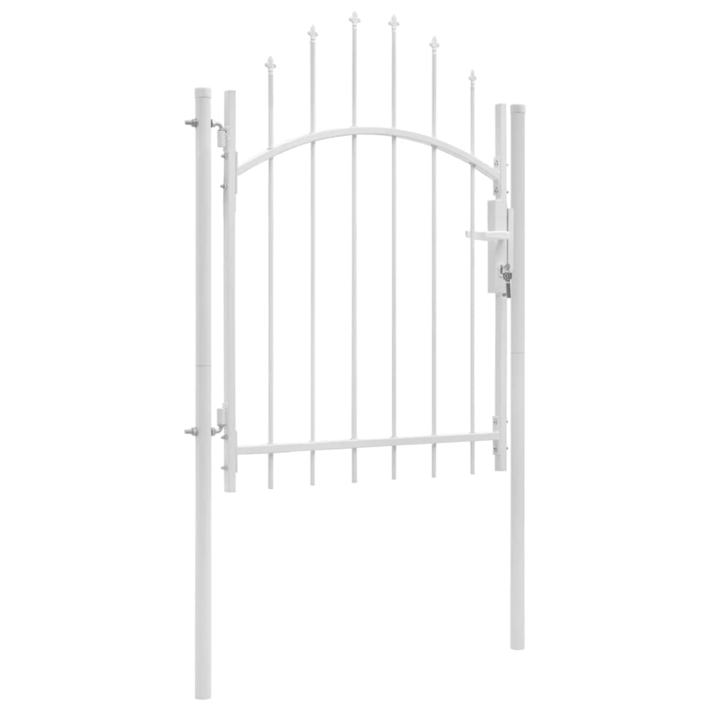 Portão de jardim woerden aço 1x1,5m branco