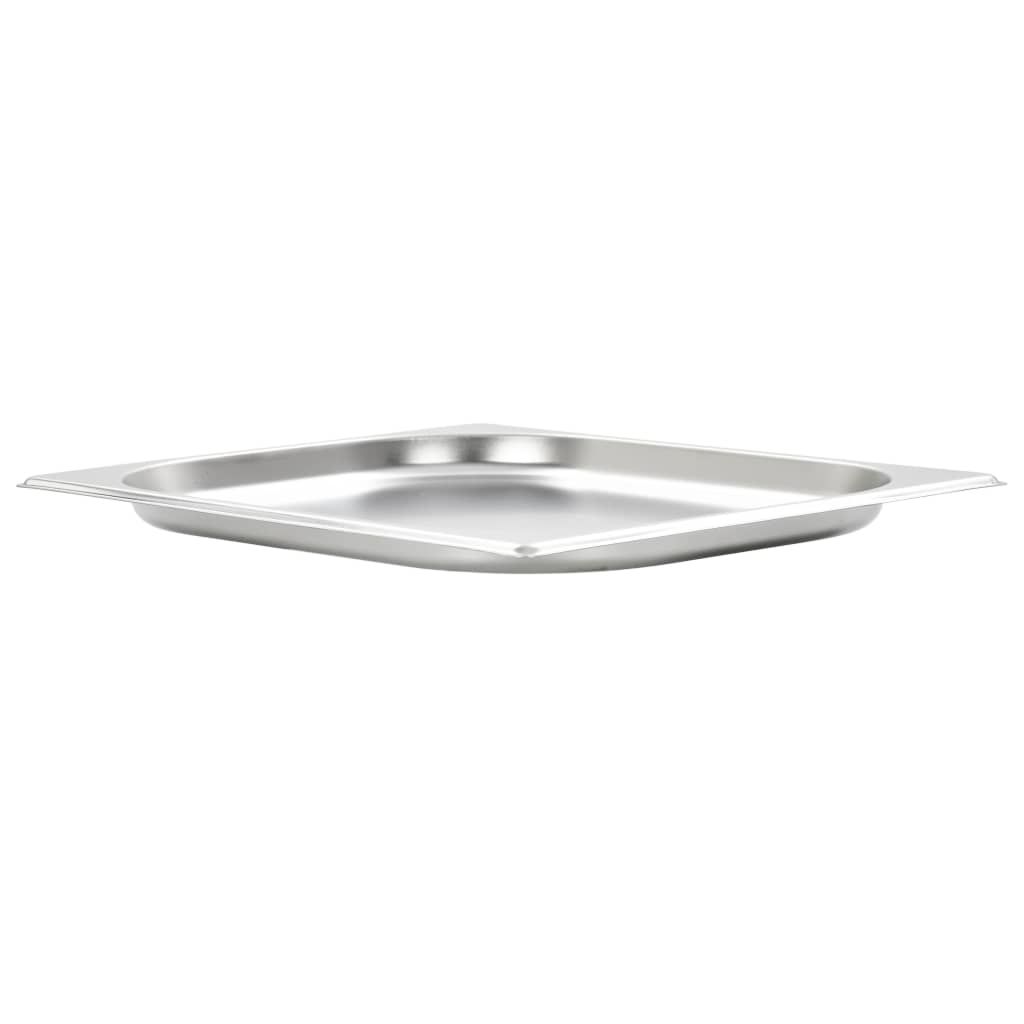 Recipientes gastronorm 8 pcs gn 1/2 20 mm aço inoxidável