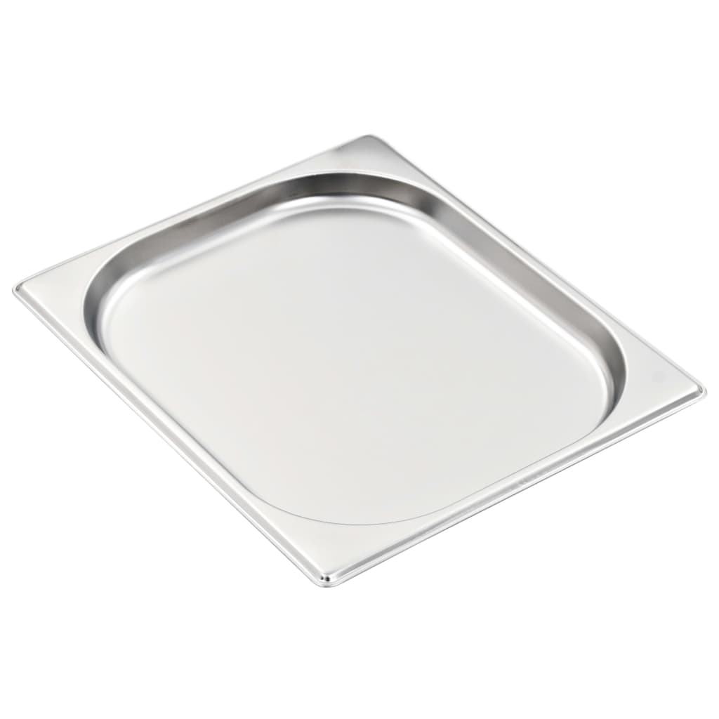 Recipientes gastronorm 8 pcs gn 1/2 20 mm aço inoxidável