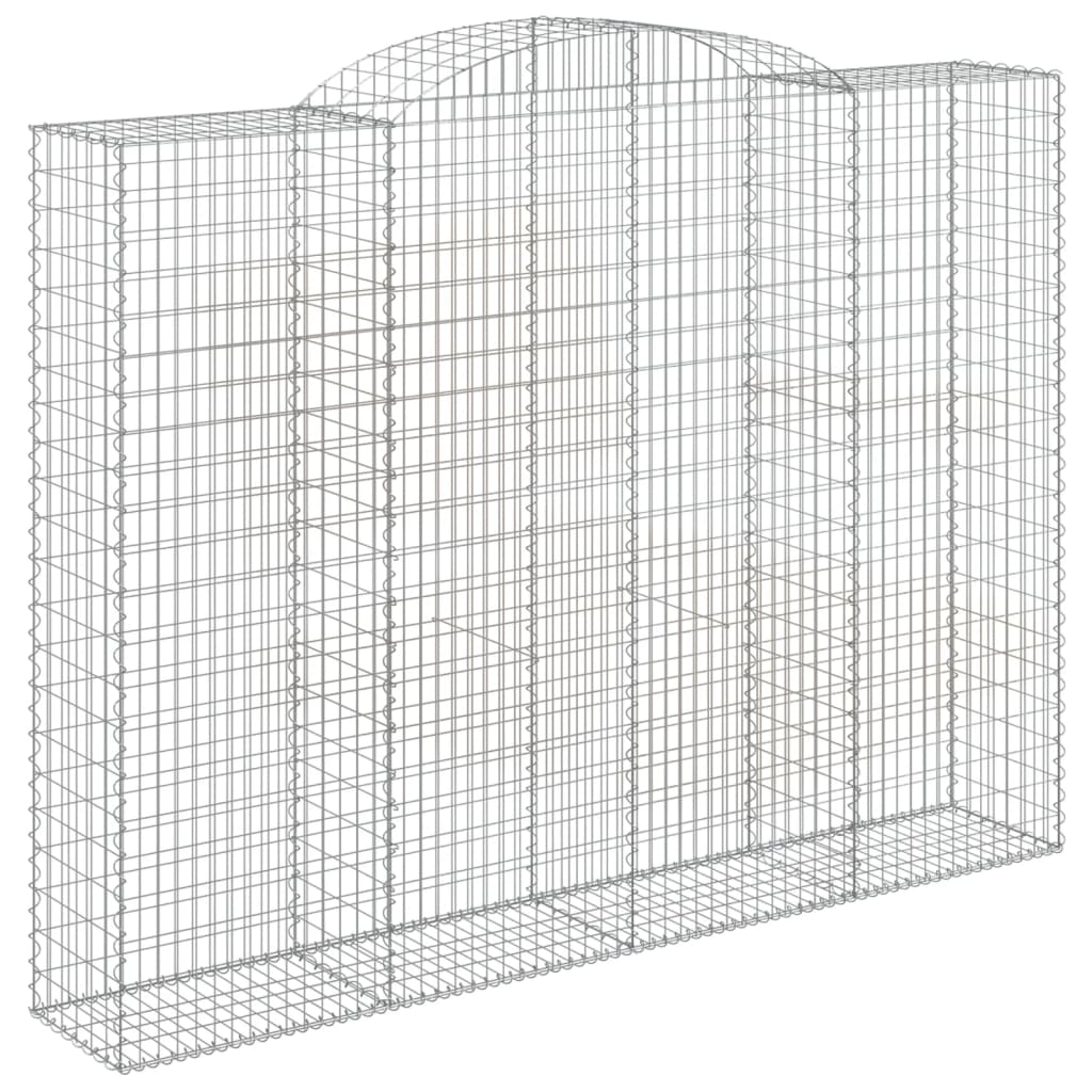 Cestos gabião arqueados 7pcs 300x50x220/240cm ferro galvanizado