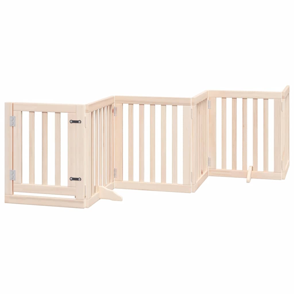 Portão para cães com porta dobrável 15 painéis 750 cm álamo