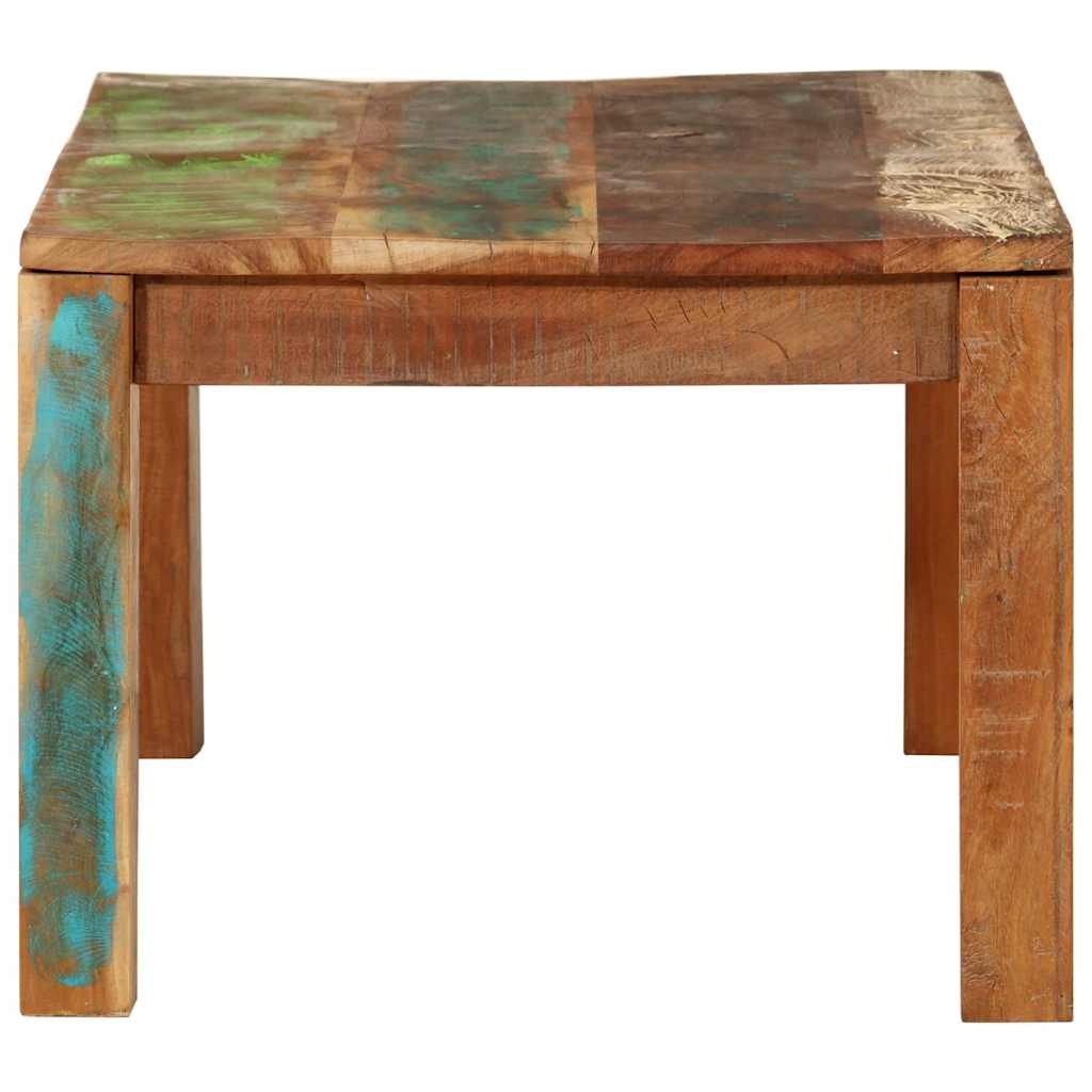 Mesa de centro 110x55x40 cm madeira sólida recuperada