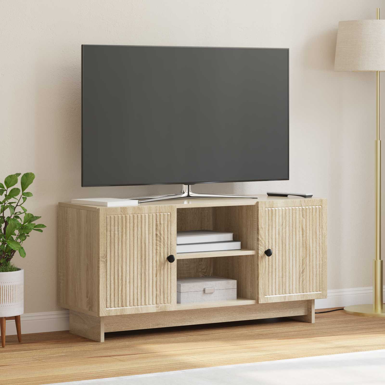 Gabinete para TV 102 x 34,5 x 50 cm carvalho sonoma