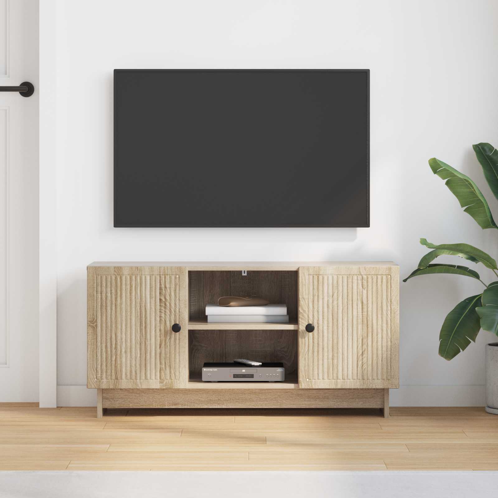 Gabinete para TV 102 x 34,5 x 50 cm carvalho sonoma