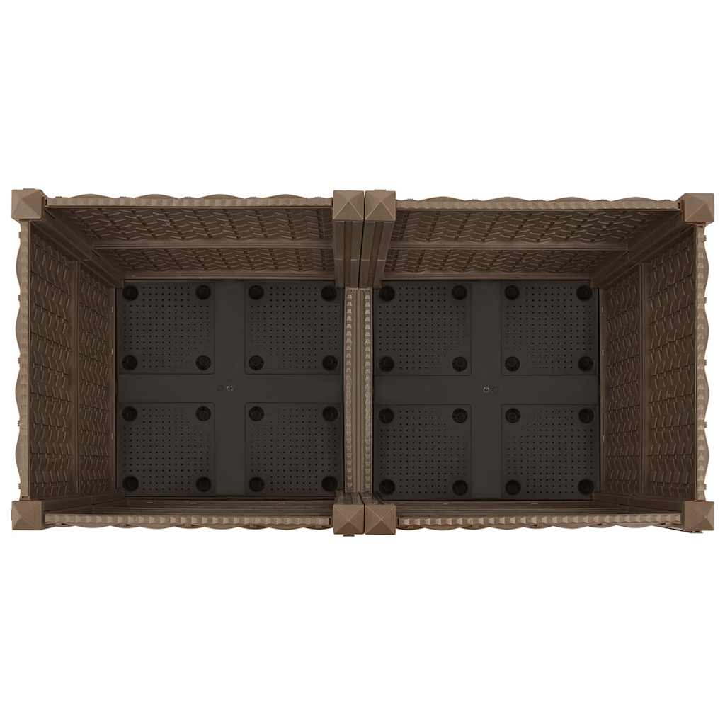 Canteiro elevado 80x40x38 cm polipropileno